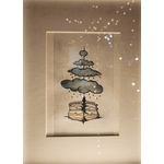 Verdegrine, Gravure, Orfeo, Bateau nuages
