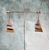 Verdegrine, Boucles triangle, Jaune Moutarde, Plume
