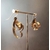 Boucles d'oreilles Arabesque, verdegrine, Artisane d'art