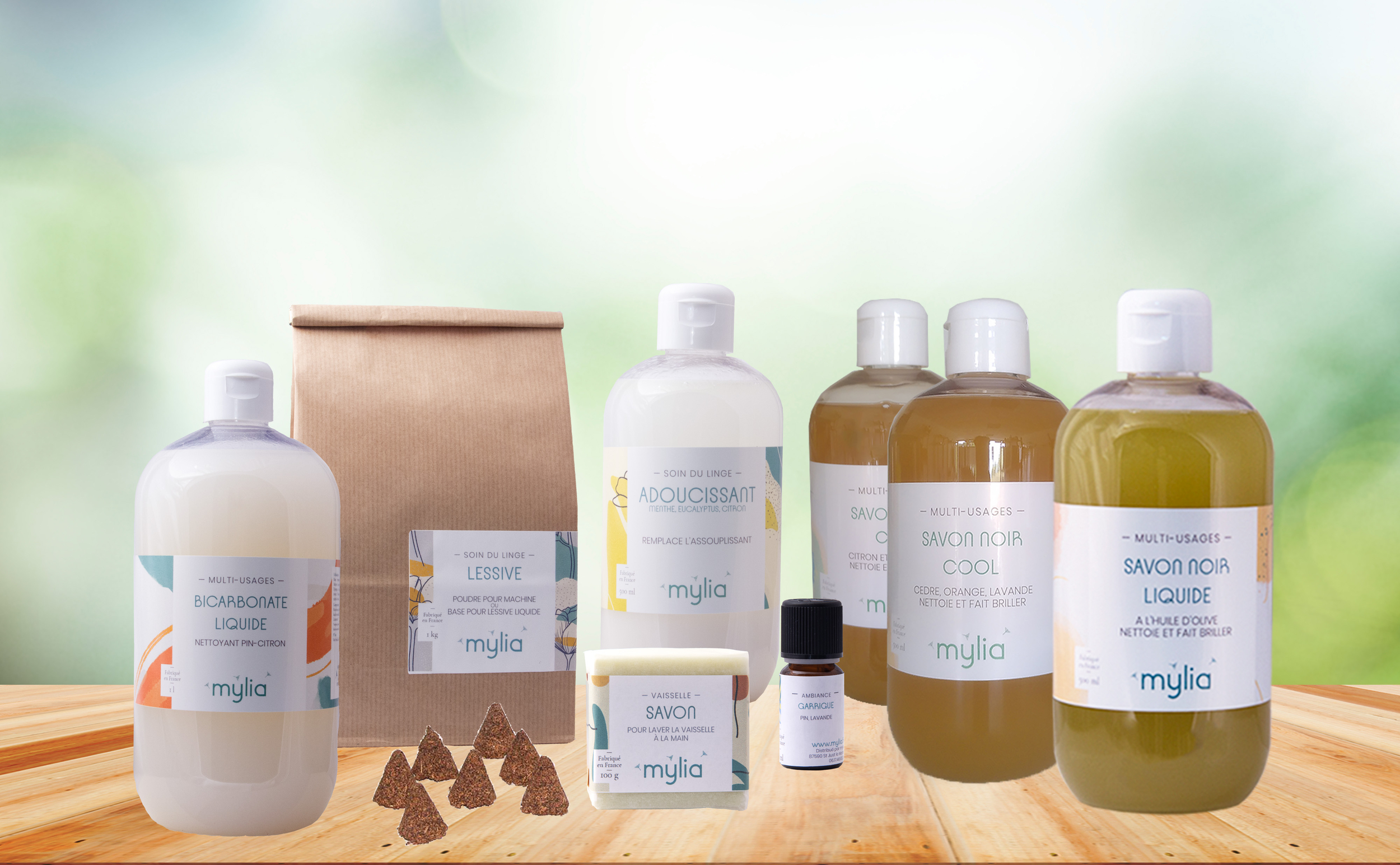 Produits d'entretien écologiques et naturels naturels
