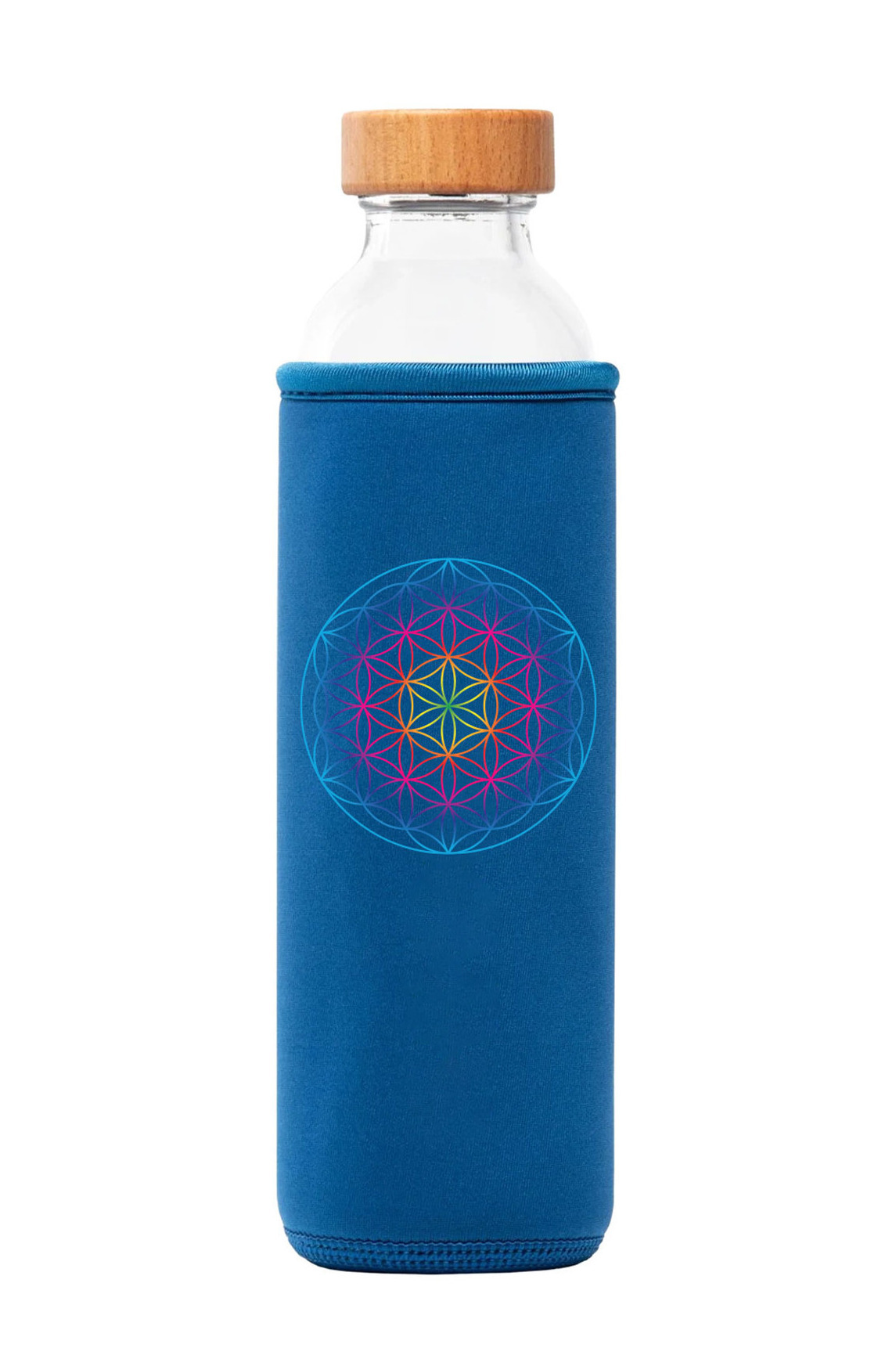 Flaska-Mandala-Flower-Of-Life-Blue