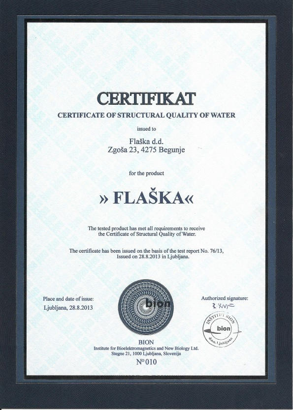 certificat evapo