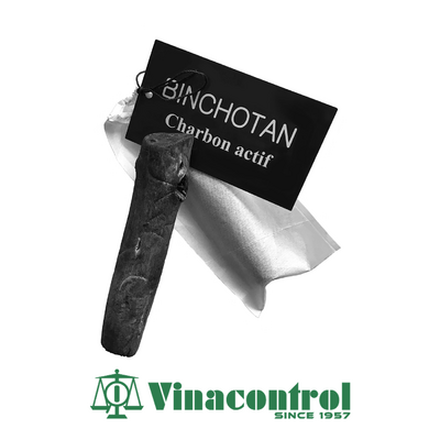 Bâton de charbon actif BINCHOTAN +-2cm X+-11cm