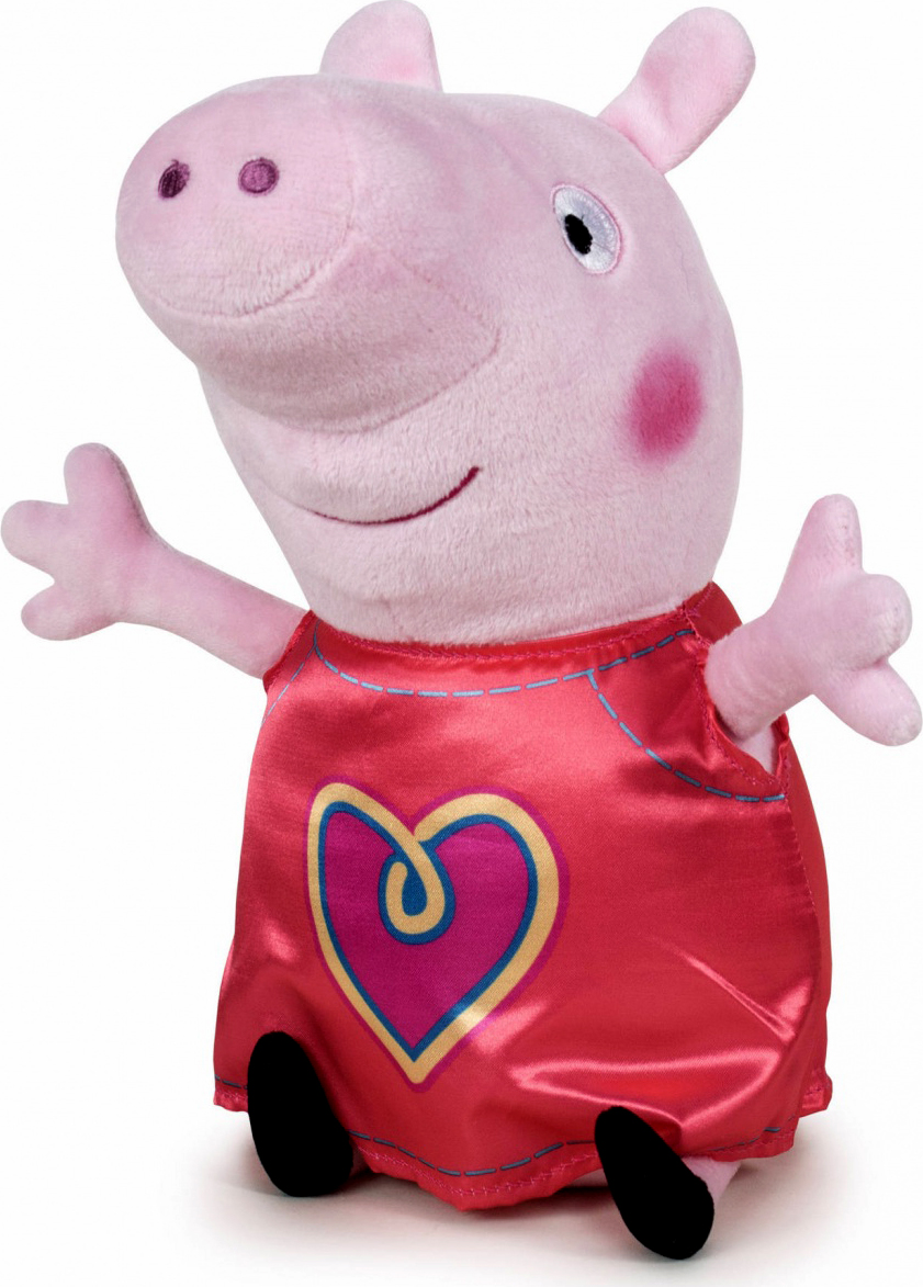 Peluche Peppa Pig 31cm robe cœur - Peppa Pig™