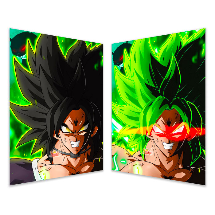 Poster 3D   Dragon Ball Super   Broly   30x40 Cm   Posters & Affiches