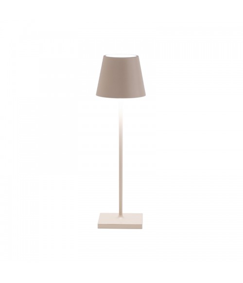 Lampe sans fil Zafferano Poldina pro 38cm sand beige