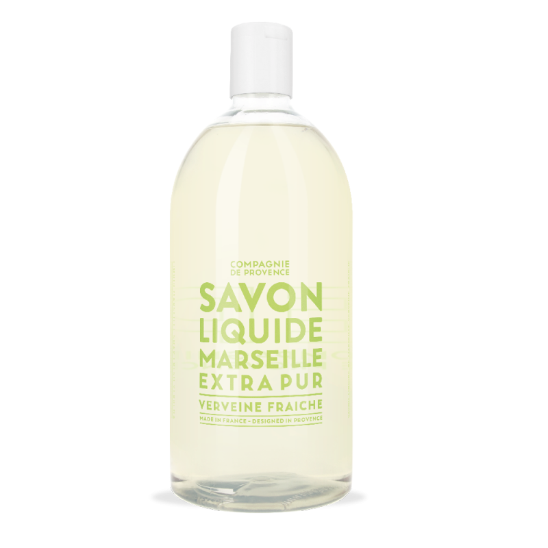 Savon de Marseille liquide recharge 1L Verveine Fraiche