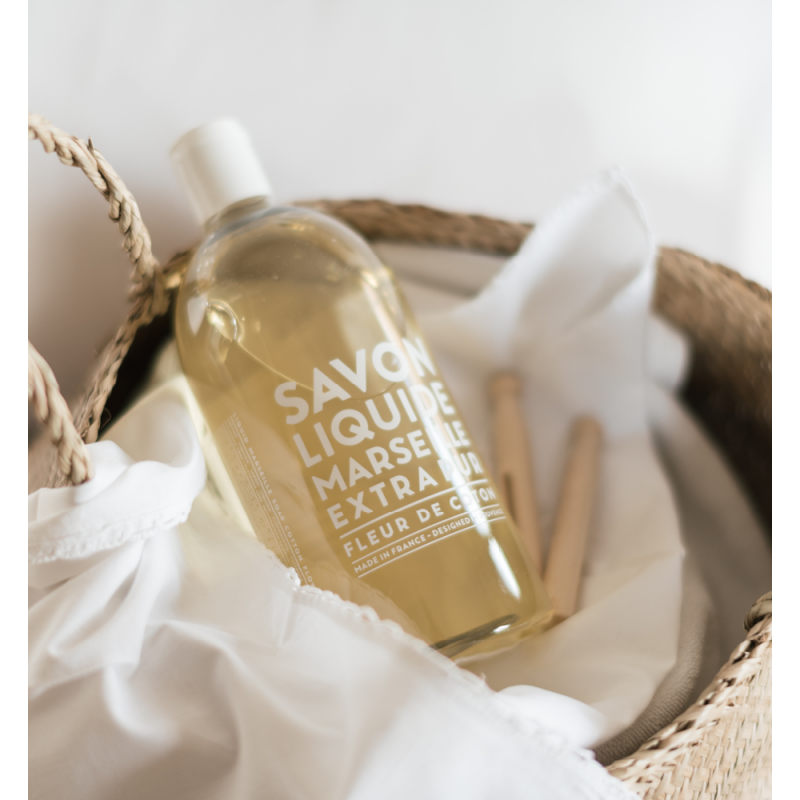 savon liquide de marseille 2 fleur de coton