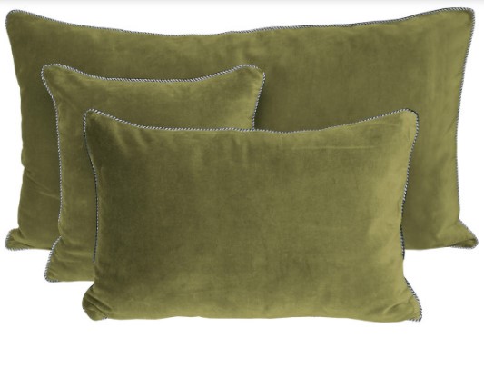 housse de coussin delhi olive