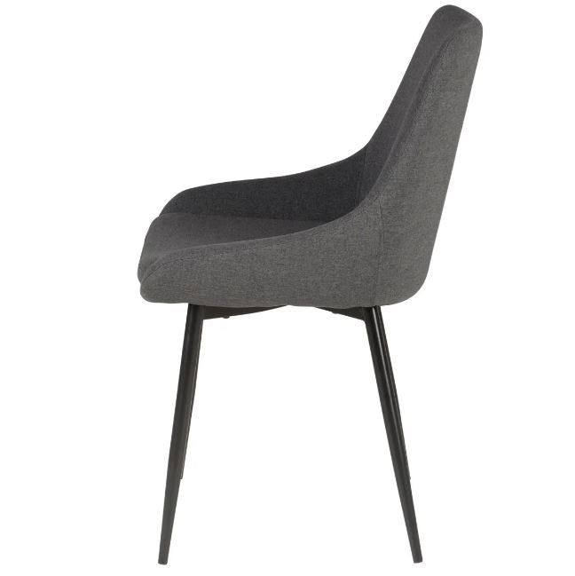 Chaise Bari Gris Foncé 4
