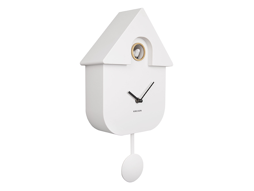Horloge coucou Modern Cuckoo blanc