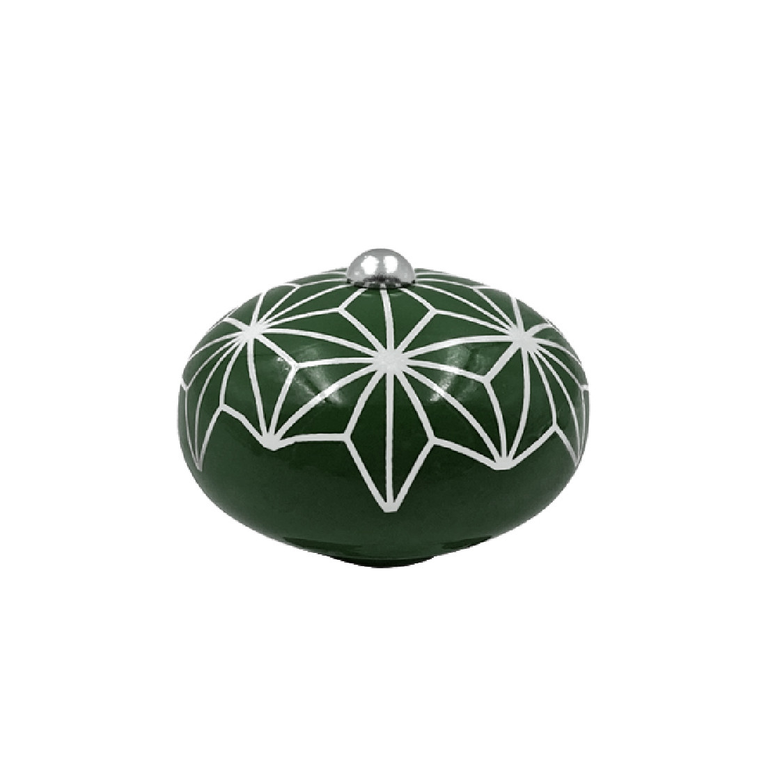 Poignée pour cocotte forme étoile céramique vert
