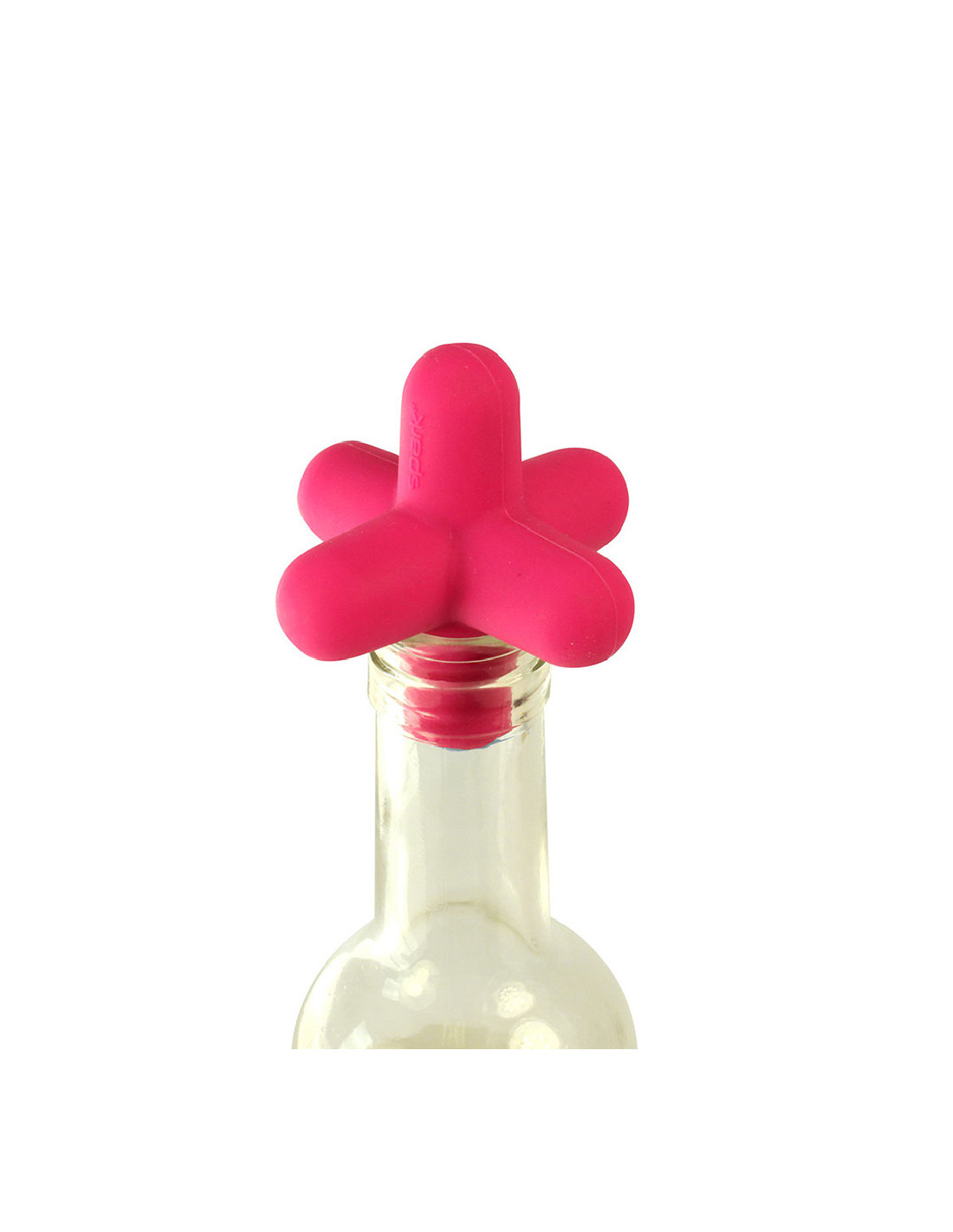 Bouchon universel silicone SPARK - Rose