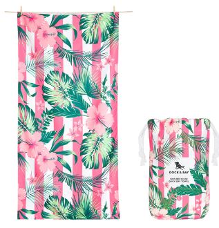 Serviette de plage à séchage rapide - Heavenly Hibiscus