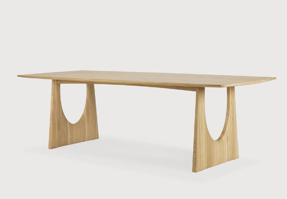 Table de repas Geometric chene plusieurs tailles au choix