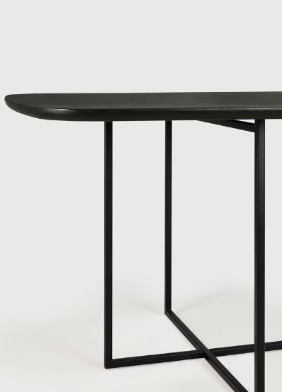 Table Arc noir Ethnicraft 3