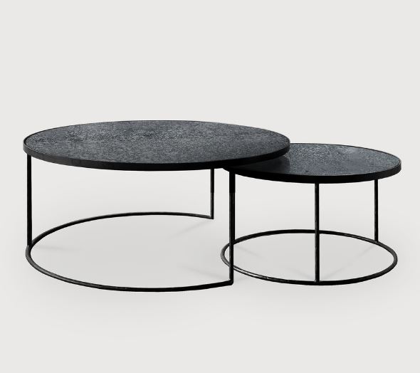 Tables basses Nesting Charcoal Ethnicraft