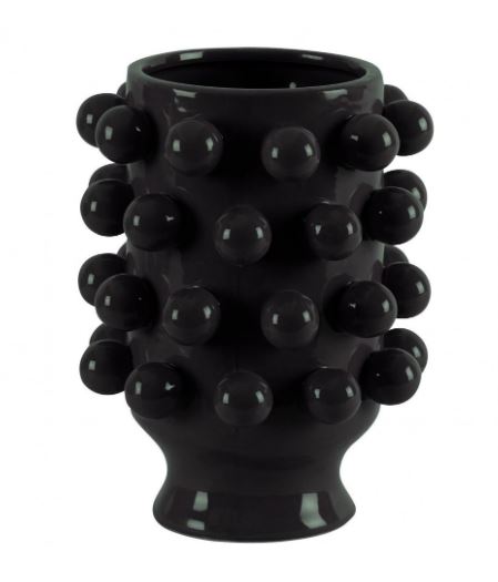 Vase Grappa noir PM Athezza