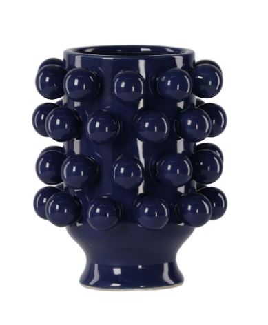 Vase Grappa bleu PM Athezza