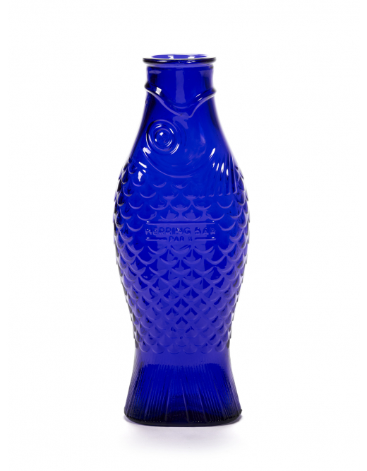 carafe fish &amp; fish bleu cobalt