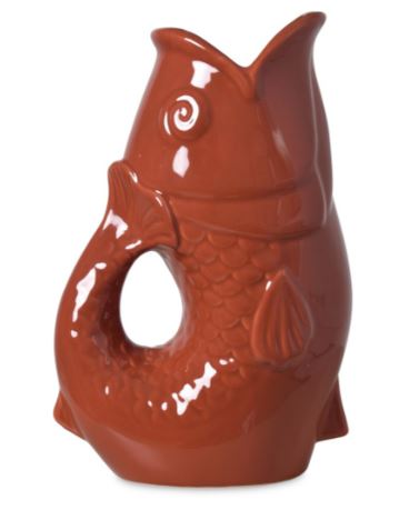 Vase en céramique Poisson Terracotta