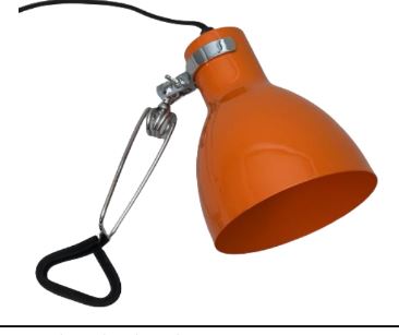 Lampe Clip Loft coloris Orange