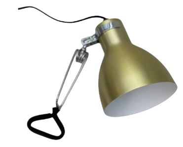 Lampe Clip Loft Bazardeluxe Or