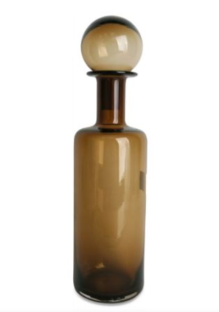 Vase bouteille Ambre
