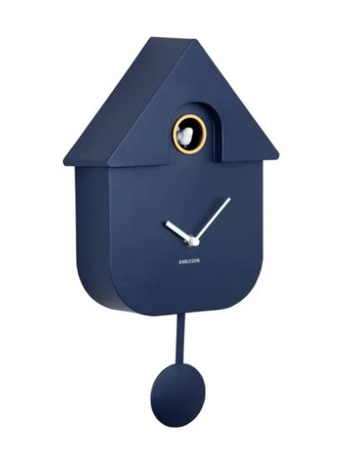 Horloge coucou Modern Cuckoo - Bleu nuit