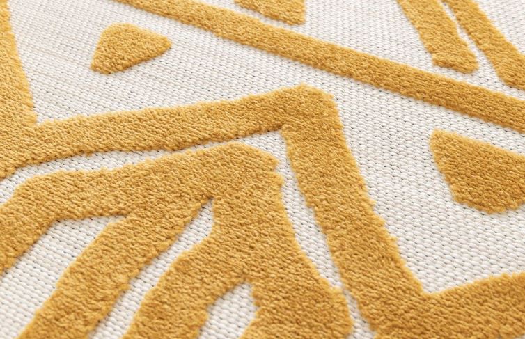 tapis zanzibar jaune