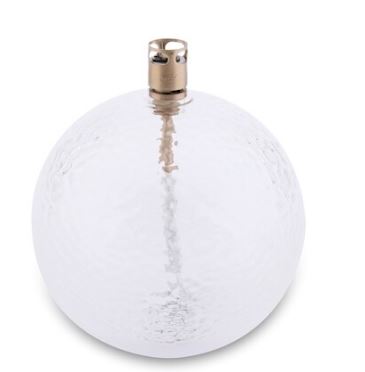 lampe a huile ronde martelé 11 cm