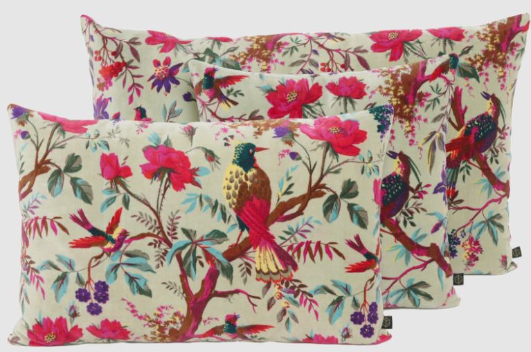 birdy celadon coussins