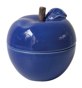 bougie pomme bleu