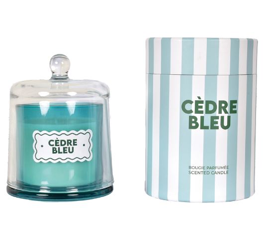bougie cloche cedre