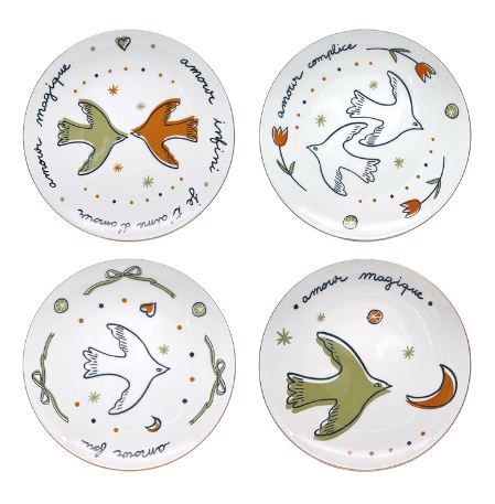 assiette oiseau