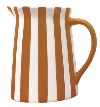 pichet rayure marron pm