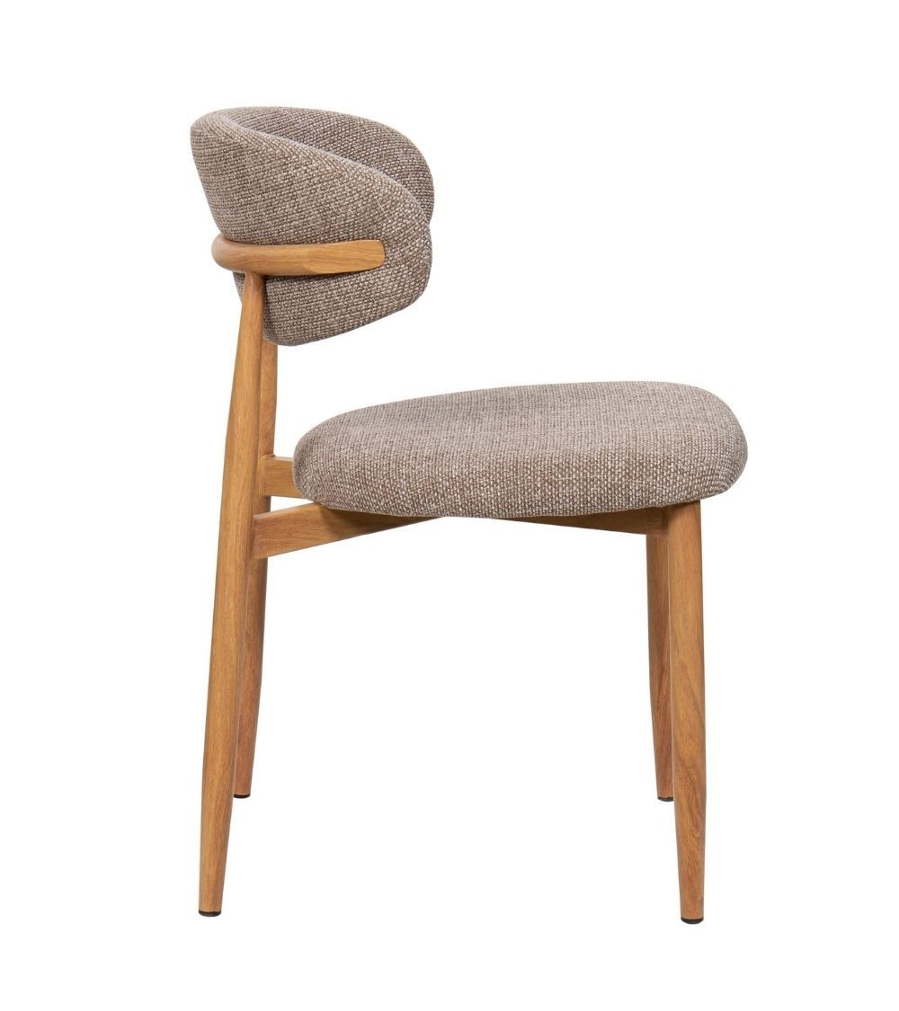 CHAISE GEORGIA TAUPE PIED NATUREL 2