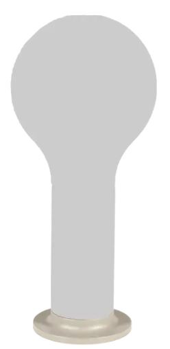 socle aimenté gris argile