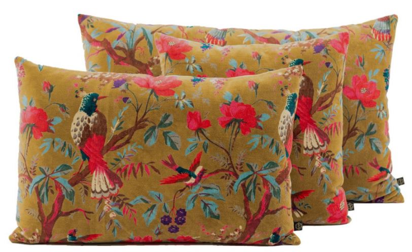 coussin birdy gold