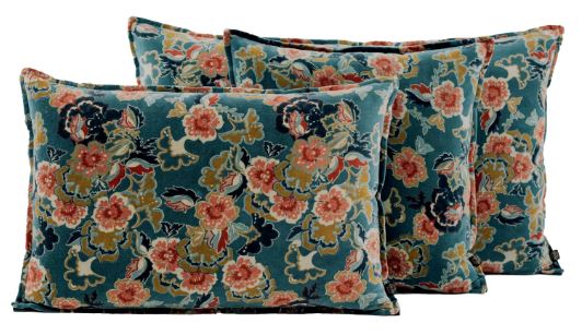 coussins boston bleu de prusse