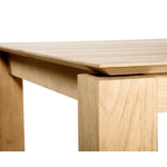 Table Slice oak détail