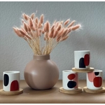 Tasses motifs oranges