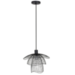 SUSPENSION PAPILLON XS NOIR ENTIERE