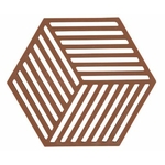 dessous de plat hexagon terracotta