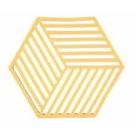 dessous de plat hexagon apricot