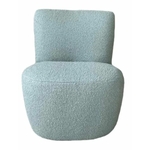 Fauteuil Eve Bouclette Bleu 2