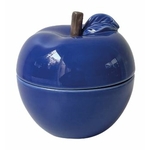 bougie pomme bleu