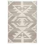 tapis azteque beige
