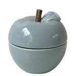 bougie pomme bleu clair