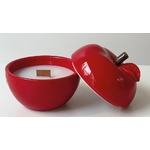 bougie pomme rougee